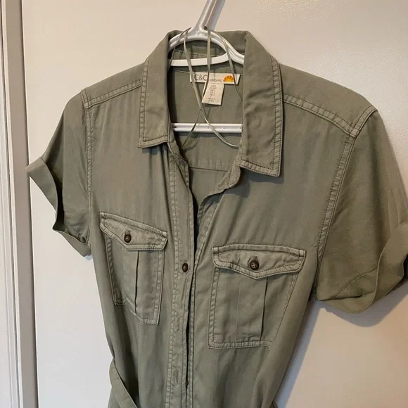 C&C Button Up Dress - Picture 3 of 7